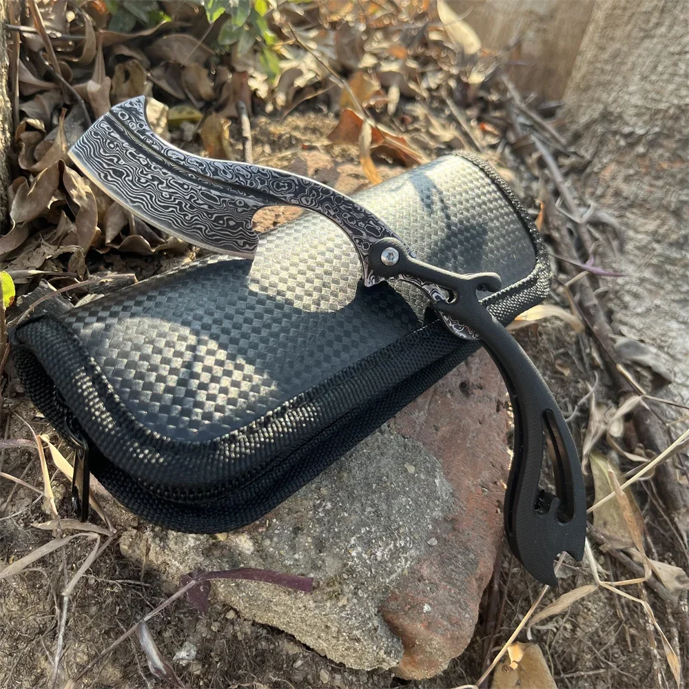 Damascus Steel Razor Folding Pocket Knife G10 Handle High Quality Outdoor Camping Knives Hunting Hiking Survival EDC Tools
Damascus Steel Razor Folding Pocket Knife G10 Handle High Quality Outdoor Camping Knives Hunting Hiking Survival EDC Tools