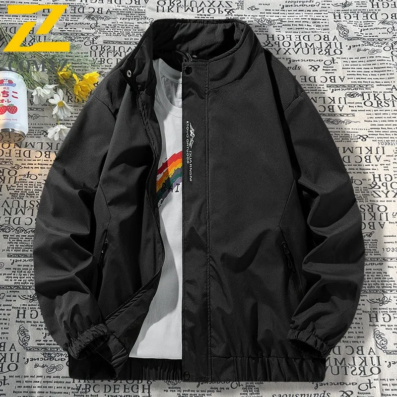 COMXZ 2025 Mens Stand Collar Jacket Spring Autumn Korean Style Trendy Versatile Casual Coat Lightweight Waterproof
COMXZ 2025 Mens Stand Collar Jacket Spring Autumn Korean Style Trendy Versatile Casual Coat Lightweight Waterproof