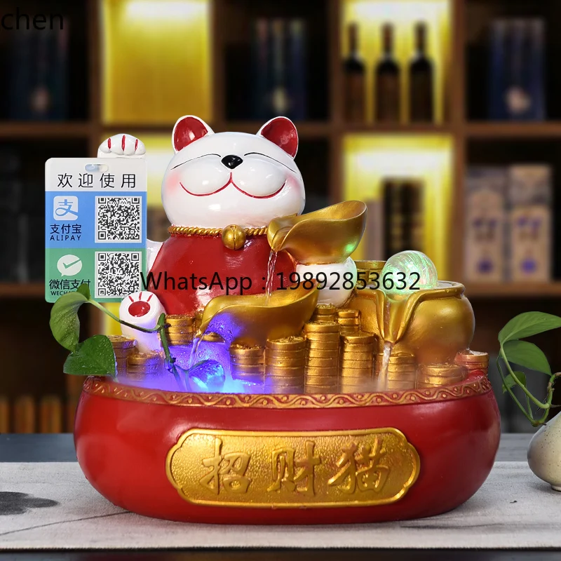 Lucky Cat Ornament Flowing Water Generates Wealth Feng Shui Wheel Fountain Opening Gift Gift Decoration Gift
Lucky Cat Ornament Flowing Water Generates Wealth Feng Shui Wheel Fountain Opening Gift Gift Decoration Gift