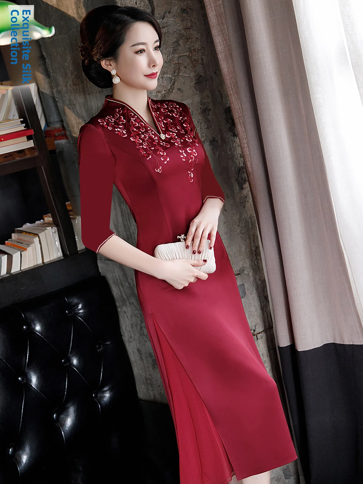 Summer Fashionable Wedding Dress Mommy Maternity Wine Offering Ceremony Elderly Women's Skirt Stylish Midi Dress for Ladies
Summer Fashionable Wedding Dress Mommy Maternity Wine Offering Ceremony Elderly Women's Skirt Stylish Midi Dress for Ladies