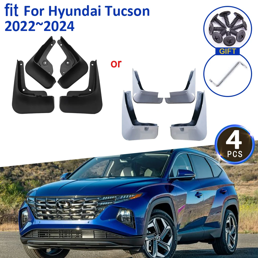For Hyundai Tucson NX4 2021 2022 2023 Accessories MudFlap Front Rear Wheels Anti-splash Mudguards Splash Fender Mud Flap Parts
For Hyundai Tucson NX4 2021 2022 2023 Accessories MudFlap Front Rear Wheels Anti-splash Mudguards Splash Fender Mud Flap Parts