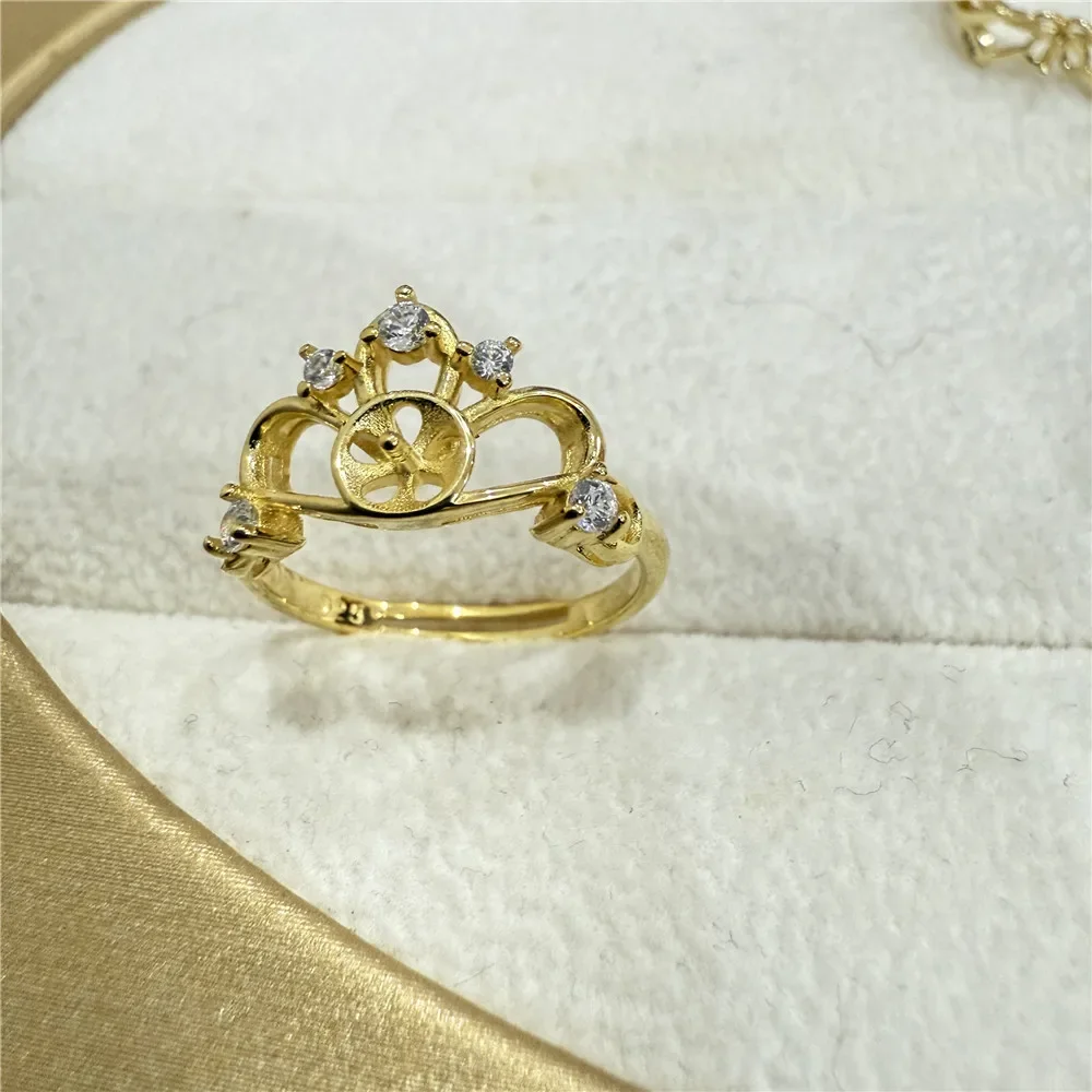 【18K Gold Plated Adjustable Ring Setting】DIY Pearl Mount Jewelry Base, Bead Setting Tool for Handmade Rings, Craft Supplies
【18K Gold Plated Adjustable Ring Setting】DIY Pearl Mount Jewelry Base, Bead Setting Tool for Handmade Rings, Craft Supplies