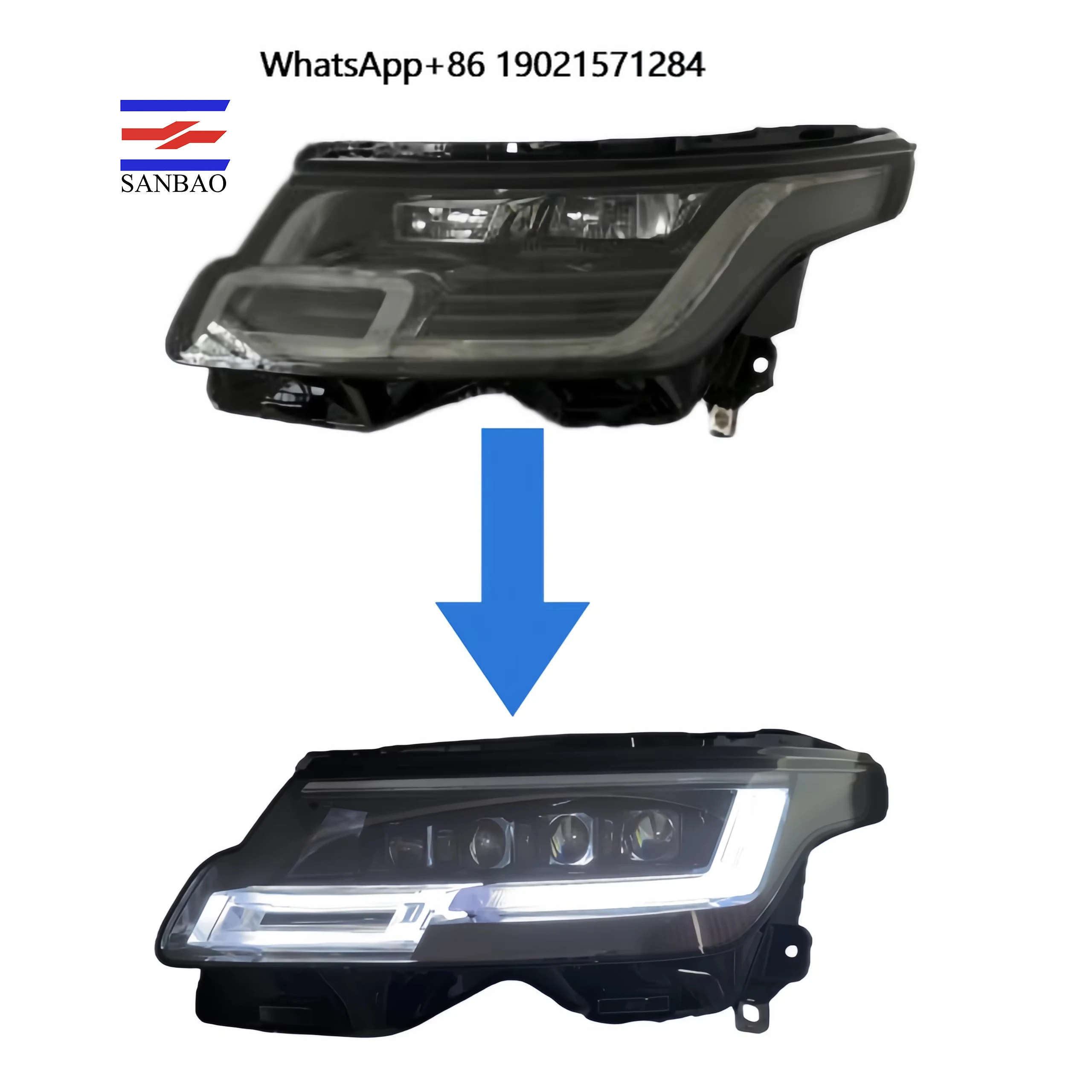 Factory Direct Sales-For Land Rover Range Rover 18-22 LED Modified Matrix Headlights-Direct Plug-in
Factory Direct Sales-For Land Rover Range Rover 18-22 LED Modified Matrix Headlights-Direct Plug-in