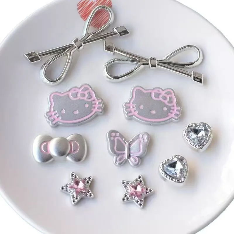 Cave Shoe Accessories Silver Bow Cat Shoe Buckle DIY Sweet Cool Niche High-end Accessories Detachable Shoe Accessories
Cave Shoe Accessories Silver Bow Cat Shoe Buckle DIY Sweet Cool Niche High-end Accessories Detachable Shoe Accessories