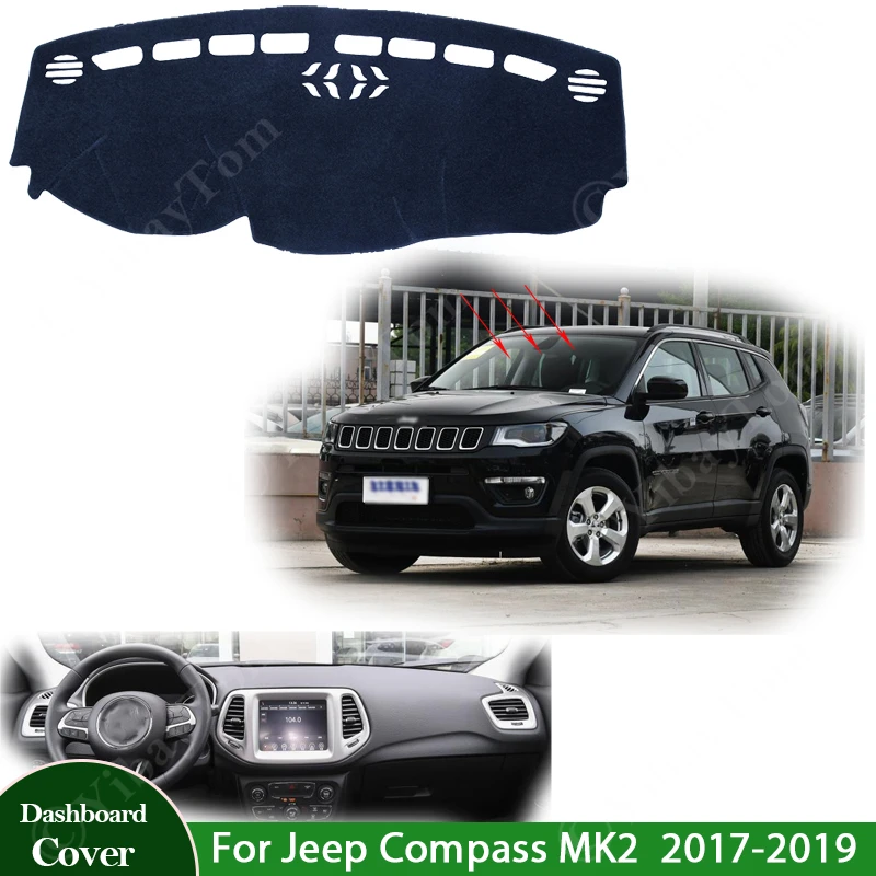 Dashboard Cover Protective Pad for Jeep Compass 2017 2018 2019 MK2 Car Accessories Dash Board Sunshade Anti-UV Carpet 2nd Gen
Dashboard Cover Protective Pad for Jeep Compass 2017 2018 2019 MK2 Car Accessories Dash Board Sunshade Anti-UV Carpet 2nd Gen