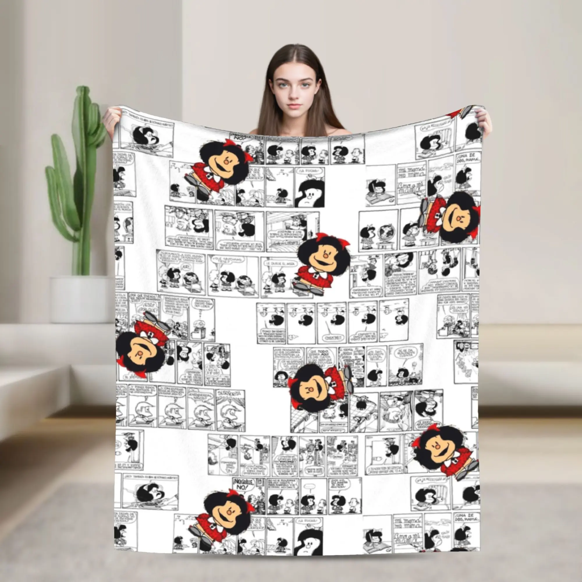 Mafaldas Cartoon Blankets Plush Throw Blanket Bed Sofa Decoration Lightweight Bedspreads,
Mafaldas Cartoon Blankets Plush Throw Blanket Bed Sofa Decoration Lightweight Bedspreads,