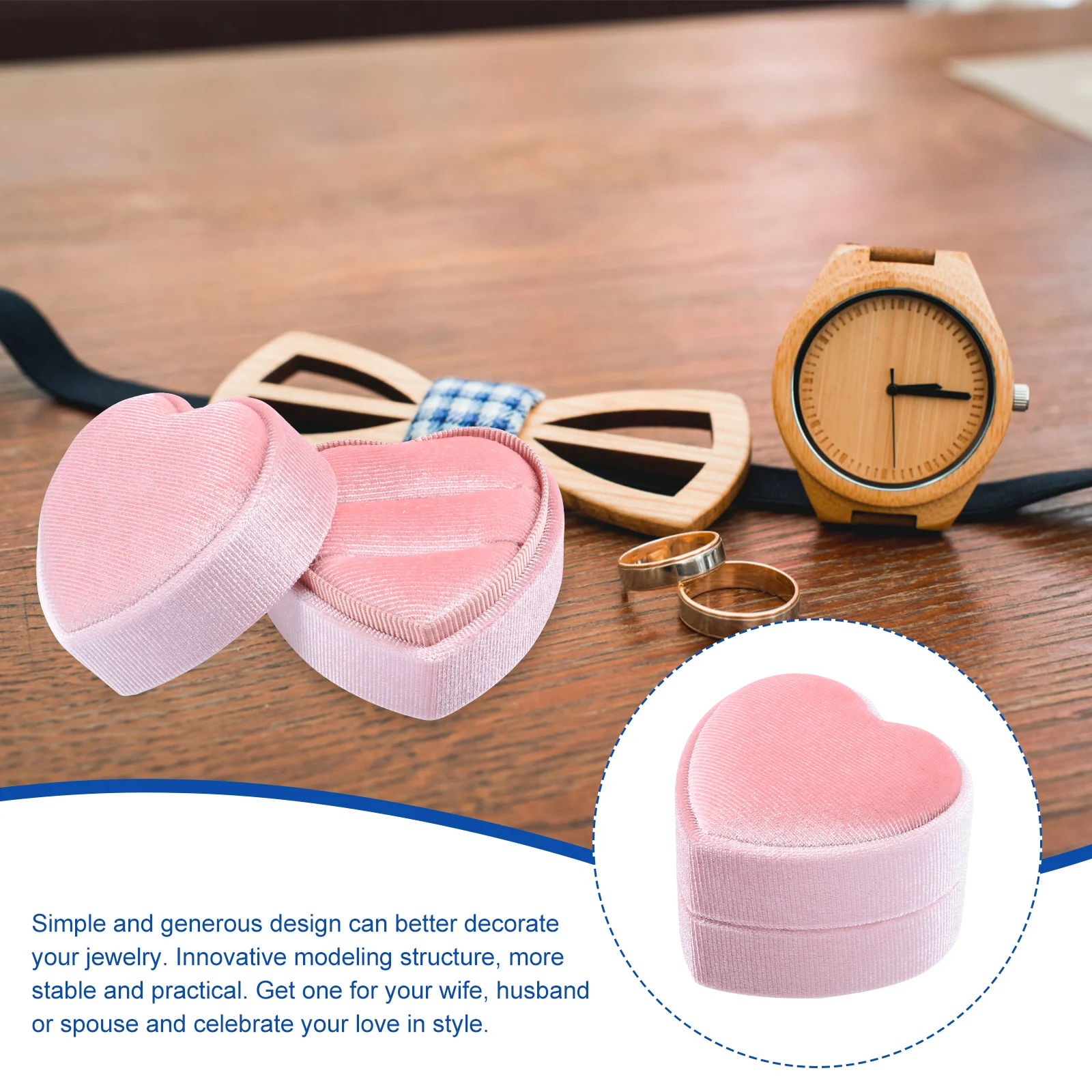 Heart Shaped Ring Box Valentine Case Rings Holder Wedding Boxes Jewelry Small Corduroy Proposal Couple Lovers
Heart Shaped Ring Box Valentine Case Rings Holder Wedding Boxes Jewelry Small Corduroy Proposal Couple Lovers