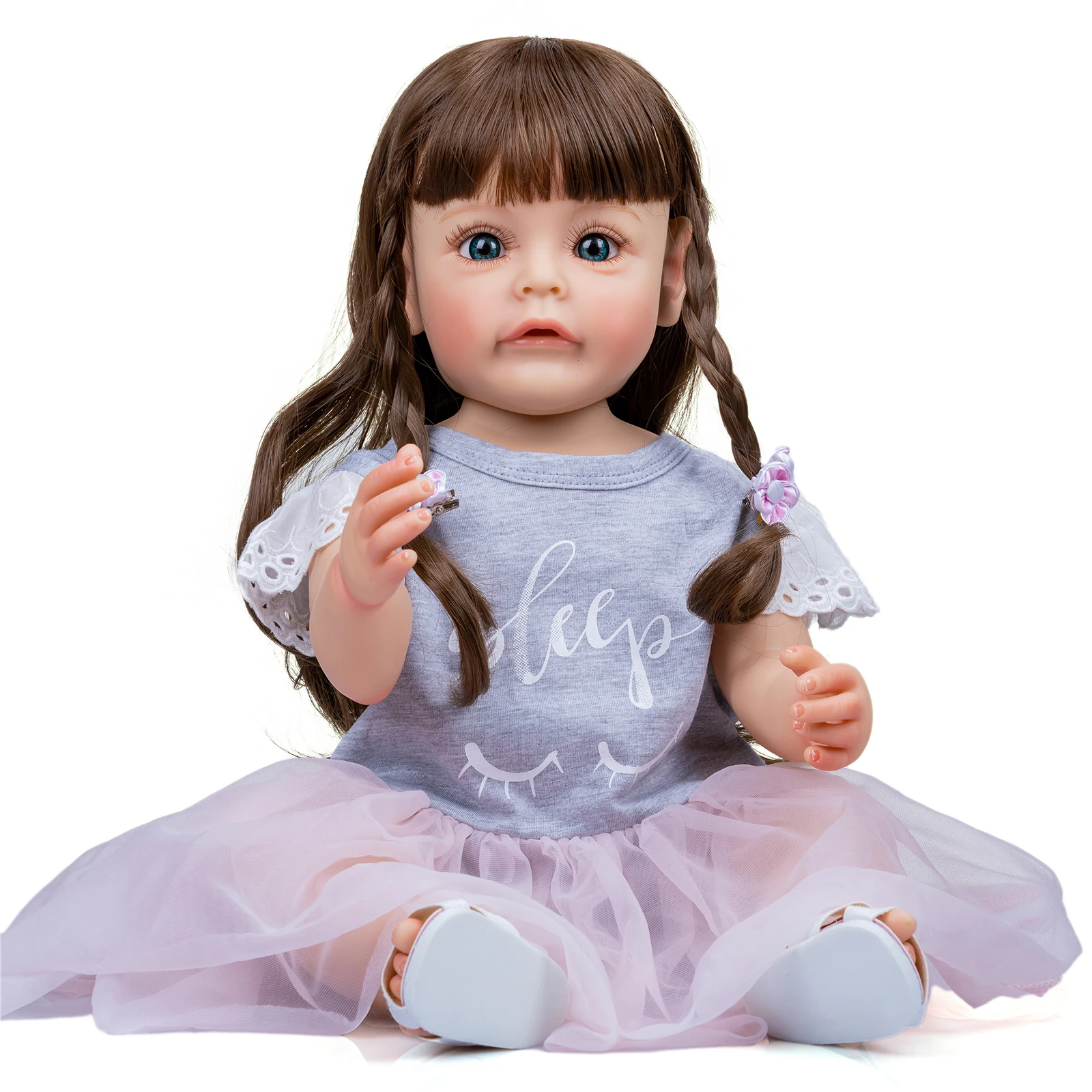 FBBD 3D Skin 55CM FUll body Silicone Reborn Toddler Girl Princess Sue-Sue Hand-detailed Painting Toy for Girls
FBBD 3D Skin 55CM FUll body Silicone Reborn Toddler Girl Princess Sue-Sue Hand-detailed Painting Toy for Girls