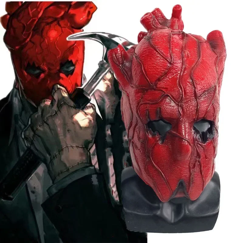 Dorohedoro Shin coeur rouge masque Cosplay Costume effrayant sanglant Latex casque fantaisie adulte unisexe Halloween accessoire
Dorohedoro Shin coeur rouge masque Cosplay Costume effrayant sanglant Latex casque fantaisie adulte unisexe Halloween accessoire
