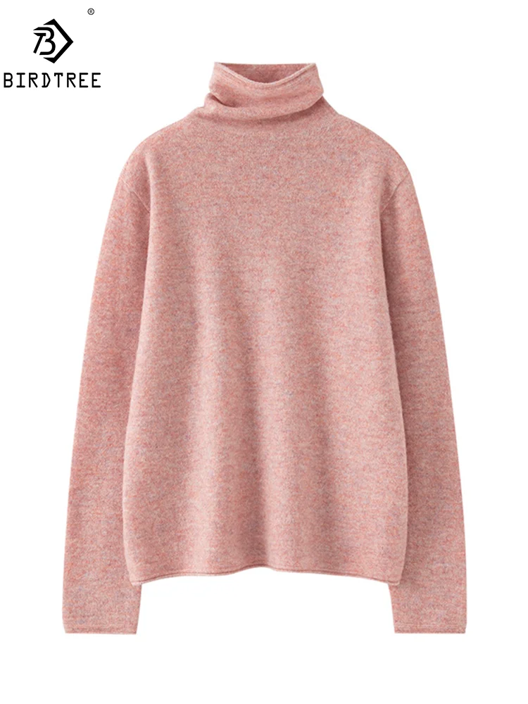 BirdTree, 100%Pure Cashmere Elegant Sweaters, Women Pile Collar Solid, Fashion Bottom Knitted Pullovers, Autumn Winter T48258QM
BirdTree, 100%Pure Cashmere Elegant Sweaters, Women Pile Collar Solid, Fashion Bottom Knitted Pullovers, Autumn Winter T48258QM