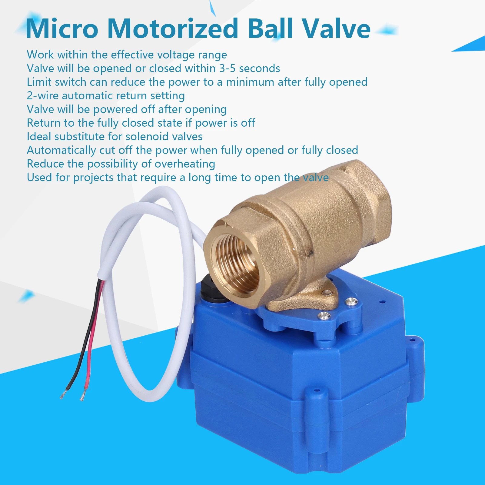 Электрический шаровой кран из латуни, прямой проходной, 1/2 дюйма, CWX-15N-CR04-DC9~24V-DN15
Электрический шаровой кран из латуни, прямой проходной, 1/2 дюйма, CWX-15N-CR04-DC9~24V-DN15