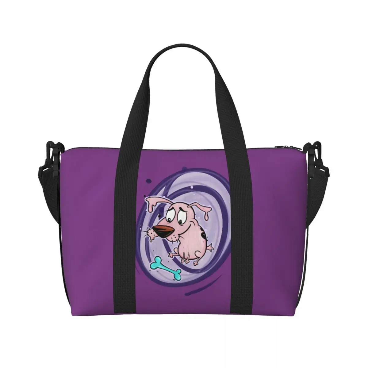 Большая большая сумка-тоут C-Courage The Cowardly Dog для женщин, сумка через плечо с рисунком собаки, пляжная дорожная сумка для спортзала
Большая большая сумка-тоут C-Courage The Cowardly Dog для женщин, сумка через плечо с рисунком собаки, пляжная дорожная сумка для спортзала