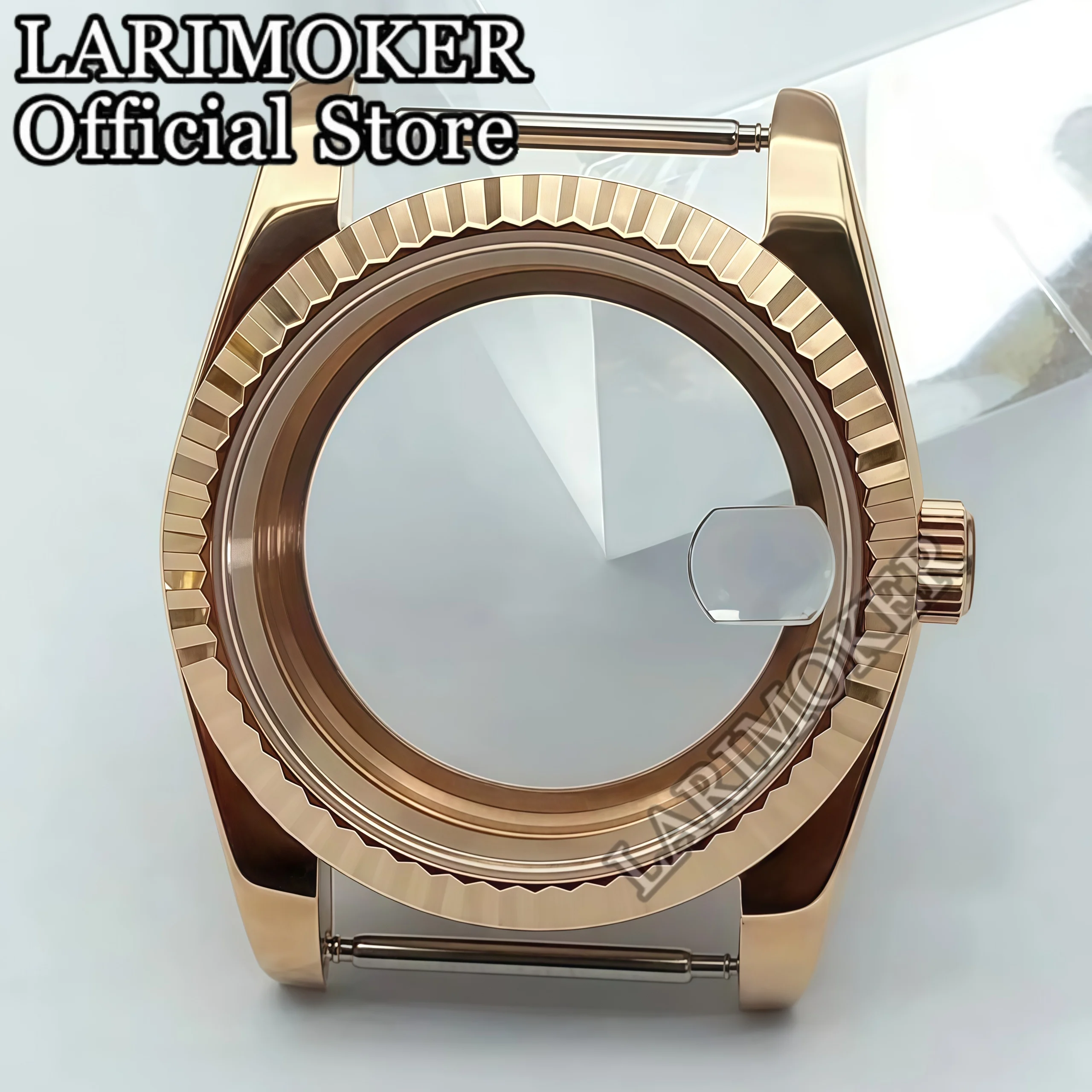 LARIMOKER 36mm/39mm Stainless Steel Rose Gold Teeth Bezel Watch Case Sapphire Glass Fit NH35/ETA PT5000 Movement Watch Accessory
LARIMOKER 36mm/39mm Stainless Steel Rose Gold Teeth Bezel Watch Case Sapphire Glass Fit NH35/ETA PT5000 Movement Watch Accessory