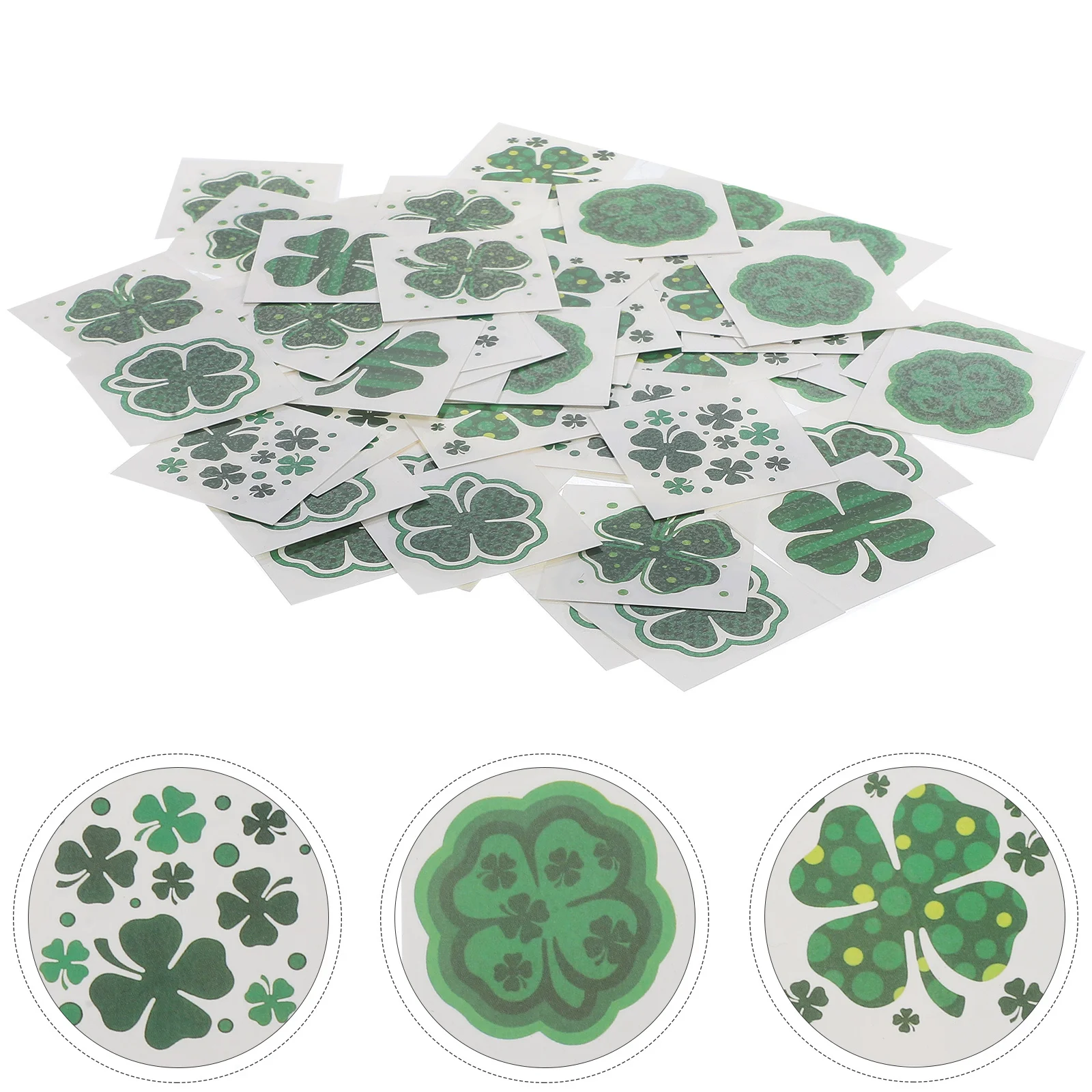 144Pcs St Patrick's Day Tattoo Stickers Waterproof Eco-Friendly Temporary Body Paste for Party Festival Cloverleaf Sticker
144Pcs St Patrick's Day Tattoo Stickers Waterproof Eco-Friendly Temporary Body Paste for Party Festival Cloverleaf Sticker