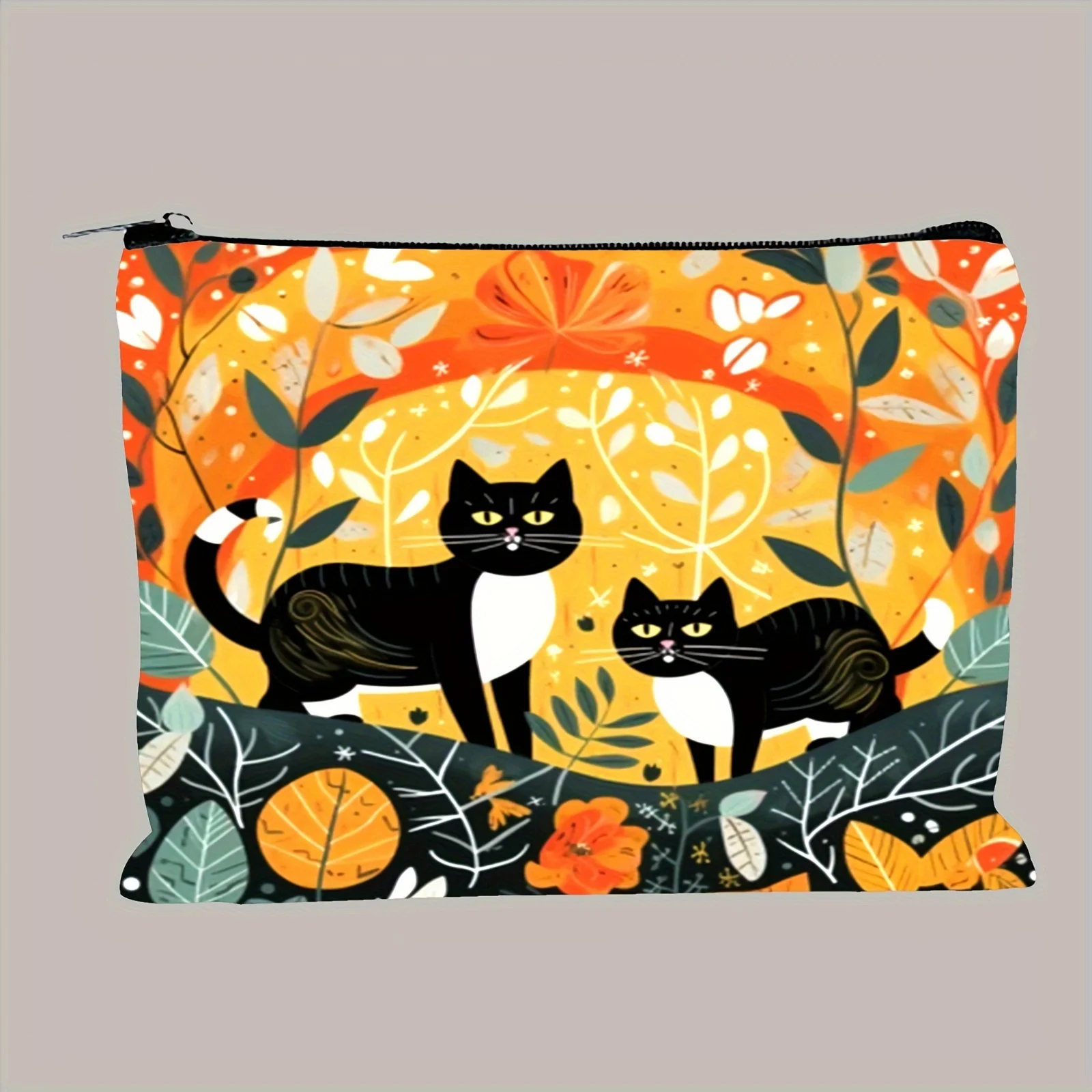 Cute Kitten 1pc Cat Print Cosmetic Bag | Unisex-Adult Travel Pouch for Makeup, Toiletries, Stationery, And Coins | Non
Cute Kitten 1pc Cat Print Cosmetic Bag | Unisex-Adult Travel Pouch for Makeup, Toiletries, Stationery, And Coins | Non