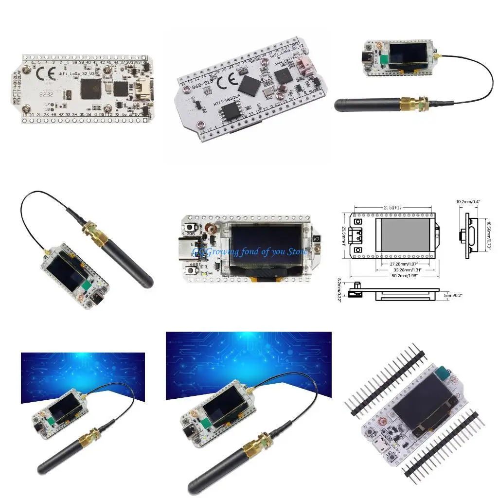 H9EB SX1262 Wifi BLE ESP32 LoRa32V3 Development Board 0.96 OLED 32 Iot Dev Board
H9EB SX1262 Wifi BLE ESP32 LoRa32V3 Development Board 0.96 OLED 32 Iot Dev Board