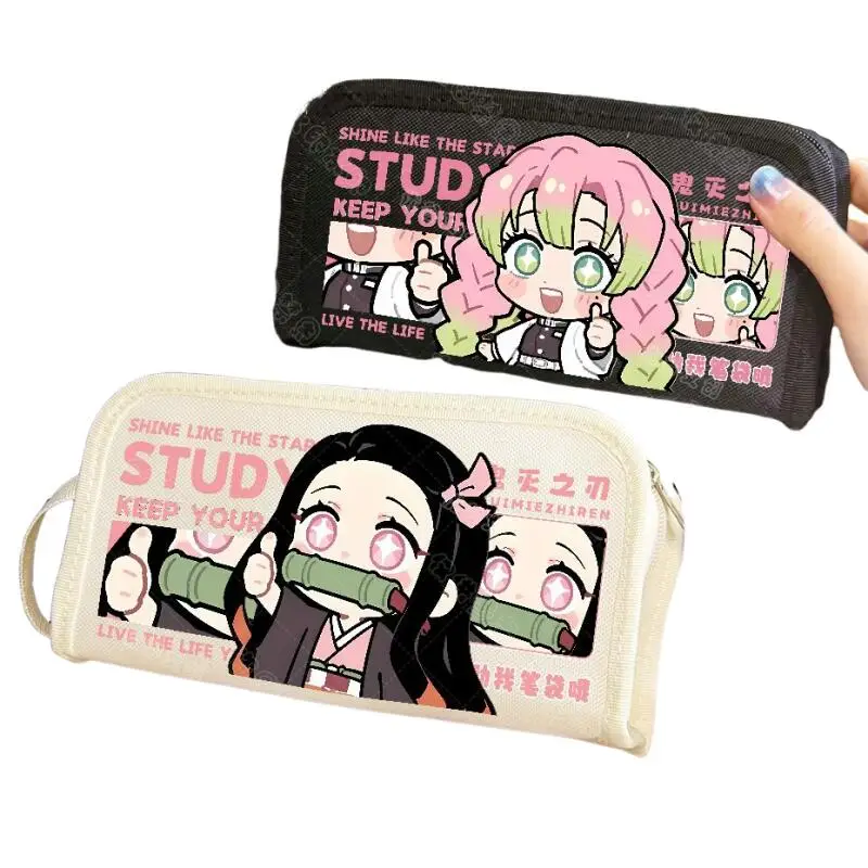 Demon Slayer Anime Cartoon Stationery Box Mitsuri Kanroji Peripheral Goods Large Capacity Pencil Case Student Stationery Storage
Demon Slayer Anime Cartoon Stationery Box Mitsuri Kanroji Peripheral Goods Large Capacity Pencil Case Student Stationery Storage