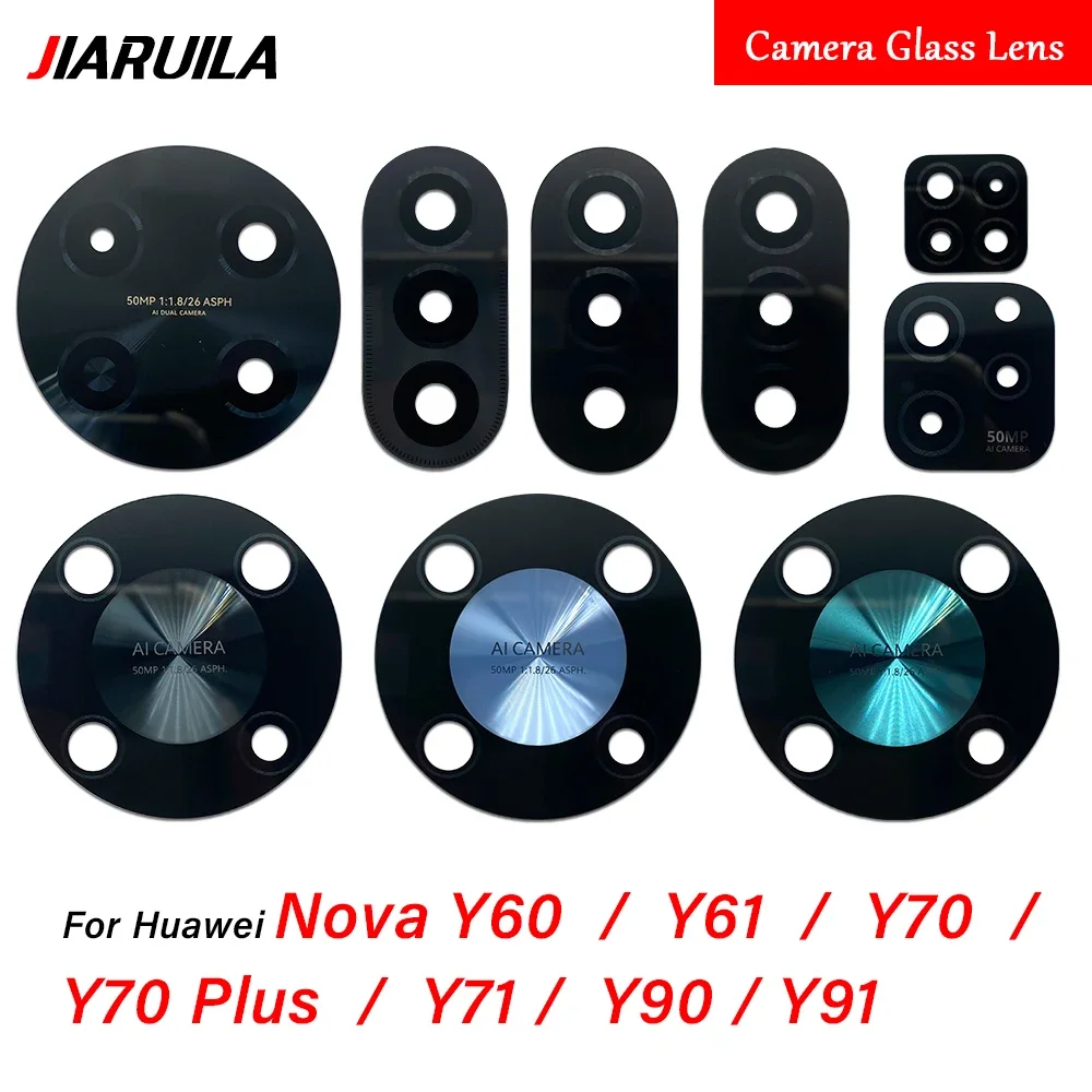 10 PCS Back Rear Camera Glass Lens Cover With Adhesive For Huawei Nova Y60 Y61 Y70 Y70 Plus Y71 Y90 Y91
10 PCS Back Rear Camera Glass Lens Cover With Adhesive For Huawei Nova Y60 Y61 Y70 Y70 Plus Y71 Y90 Y91