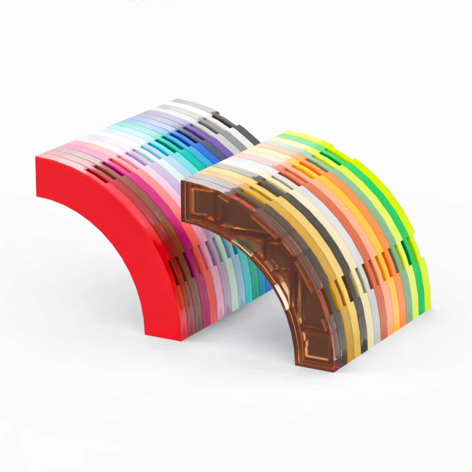 100pcs MOC Smooth Assembles Particles 4x4 Curved Tile Round Corner Building Blocks Parts Enlighten Bricks Toys Compatible 27507
100pcs MOC Smooth Assembles Particles 4x4 Curved Tile Round Corner Building Blocks Parts Enlighten Bricks Toys Compatible 27507