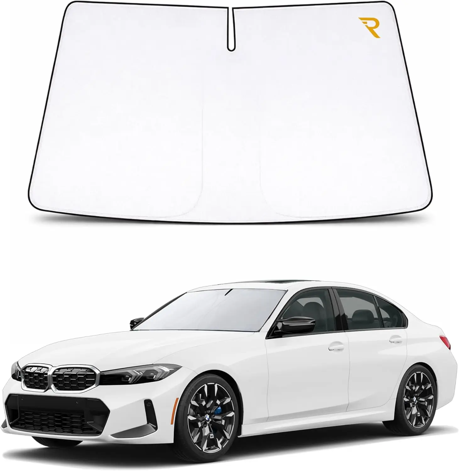 Car Windshield Sun Shade SUV & Sedan - UPF 2000+ Sun Protection, 55"x31"
Car Windshield Sun Shade SUV & Sedan - UPF 2000+ Sun Protection, 55"x31"