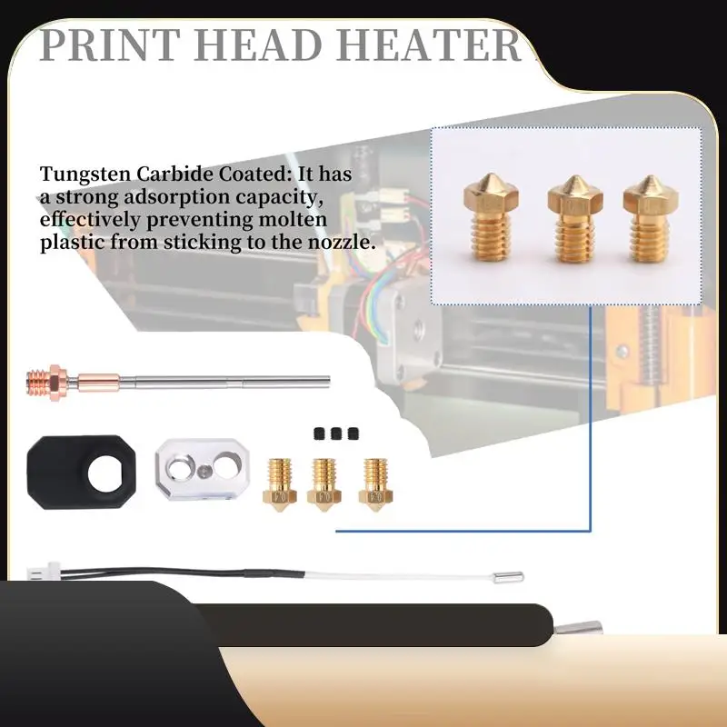 Hotend For Prusa I3 MK4/XL Print Head Heater Block 0.4Mm Nozzle 24V 40W Heating Thermistor Silicone Cover Extruder Kit-T44C
Hotend For Prusa I3 MK4/XL Print Head Heater Block 0.4Mm Nozzle 24V 40W Heating Thermistor Silicone Cover Extruder Kit-T44C