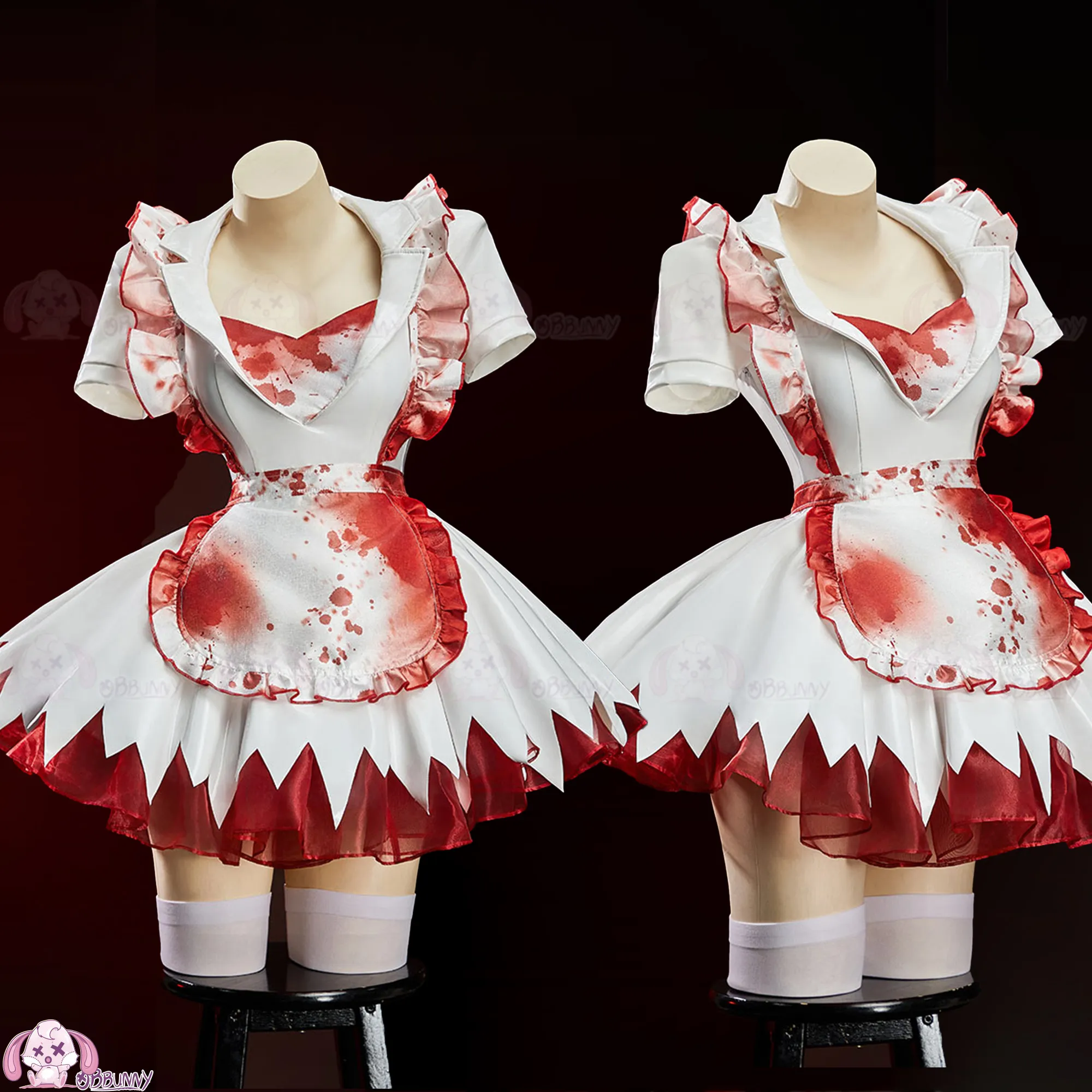 Bloody Nurse Fan Design Cosplay Costume White PU Leather Lolita Dress for Halloween Carnival Party Role Play Clothing
Bloody Nurse Fan Design Cosplay Costume White PU Leather Lolita Dress for Halloween Carnival Party Role Play Clothing