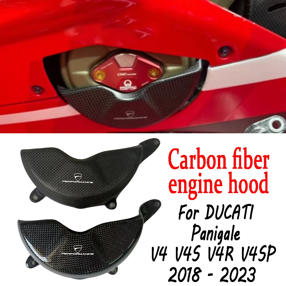 For Ducati Panigale V4 V4S V4R V4SP 2018 - 2023 Carbon Fiber Left Engine Protection Cover Motorcycle Alternator Cap Fairing Kit
For Ducati Panigale V4 V4S V4R V4SP 2018 - 2023 Carbon Fiber Left Engine Protection Cover Motorcycle Alternator Cap Fairing Kit