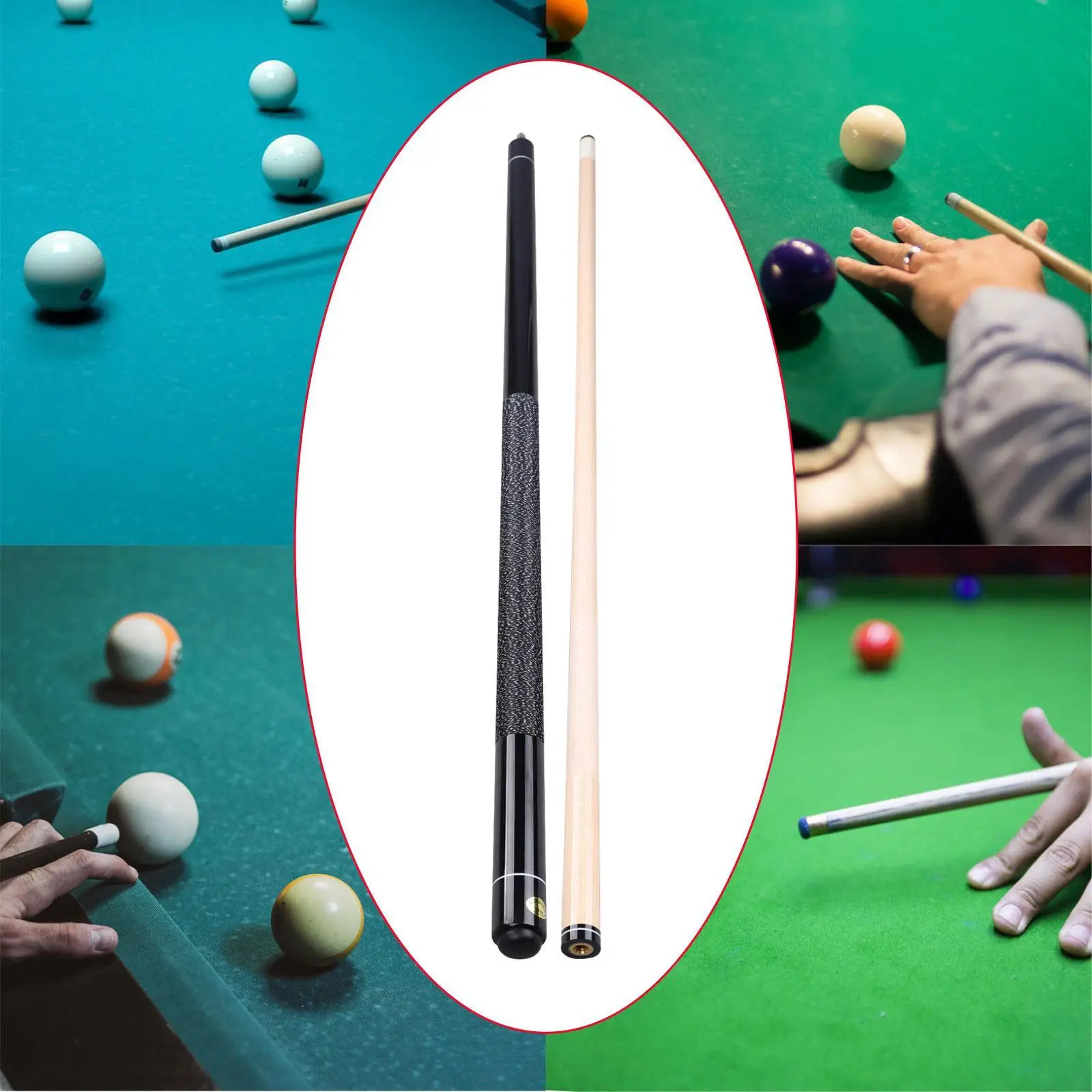 Pool Cue Stick 57.87inch Two Section Snooker Cue Billiard Pool Stick for Billiard Player Starters Men Women Beginners Adults
Pool Cue Stick 57.87inch Two Section Snooker Cue Billiard Pool Stick for Billiard Player Starters Men Women Beginners Adults