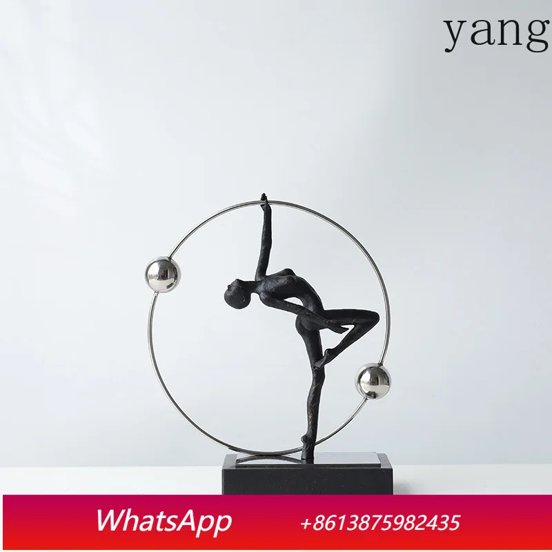 LH Cast Iron Gymnastics Figure Statue Abstract Craft Desk Decoration Minimalism
LH Cast Iron Gymnastics Figure Statue Abstract Craft Desk Decoration Minimalism