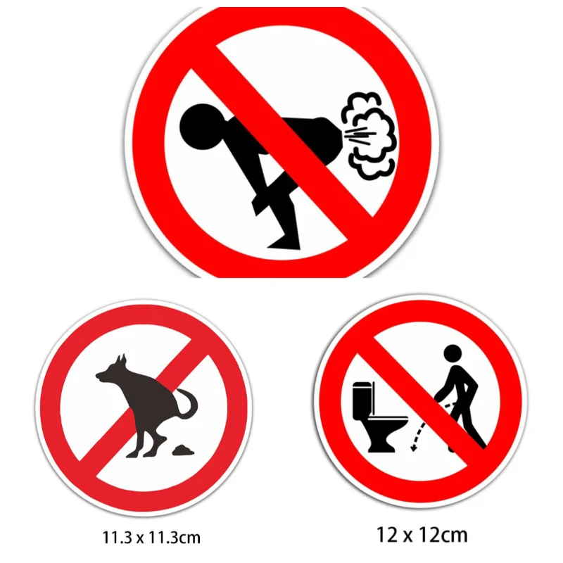 2 шт. интересных креативных водонепроницаемых наклеек с предупреждением о цивилизованном поведении в общественных местах: «Не газуйте и не мочитесь» — для украшения автомобиля
2 шт. интересных креативных водонепроницаемых наклеек с предупреждением о цивилизованном поведении в общественных местах: «Не газуйте и не мочитесь» — для украшения автомобиля