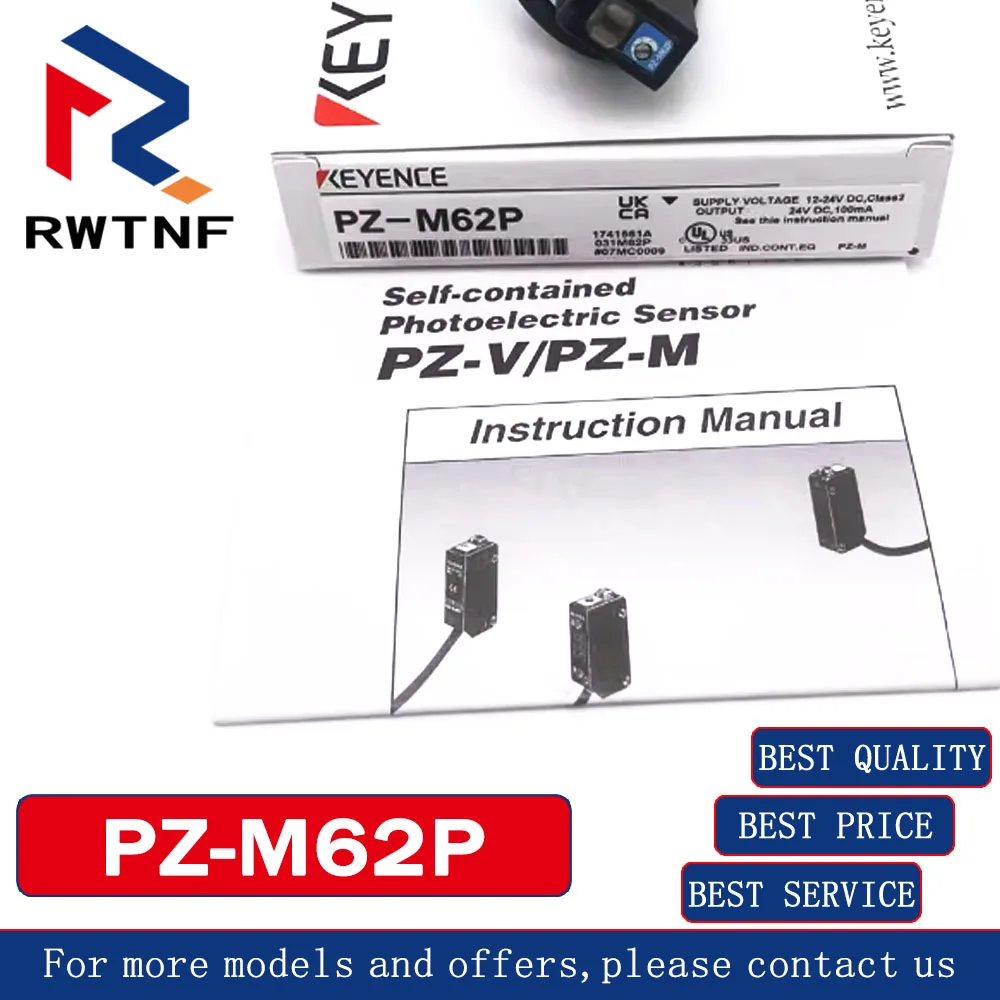 Brand New Genuine PZ-M62P KEYENCE Reflective photoelectric switch sensor Brand New Genuine
Brand New Genuine PZ-M62P KEYENCE Reflective photoelectric switch sensor Brand New Genuine