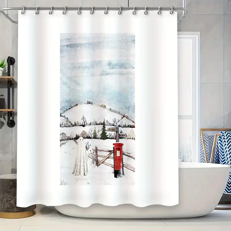Vintage Landscape Shower Curtain Rustic Farmhouse Bathroom Decor Countryside Scenic Print Backdrop Washable Curtains
Vintage Landscape Shower Curtain Rustic Farmhouse Bathroom Decor Countryside Scenic Print Backdrop Washable Curtains