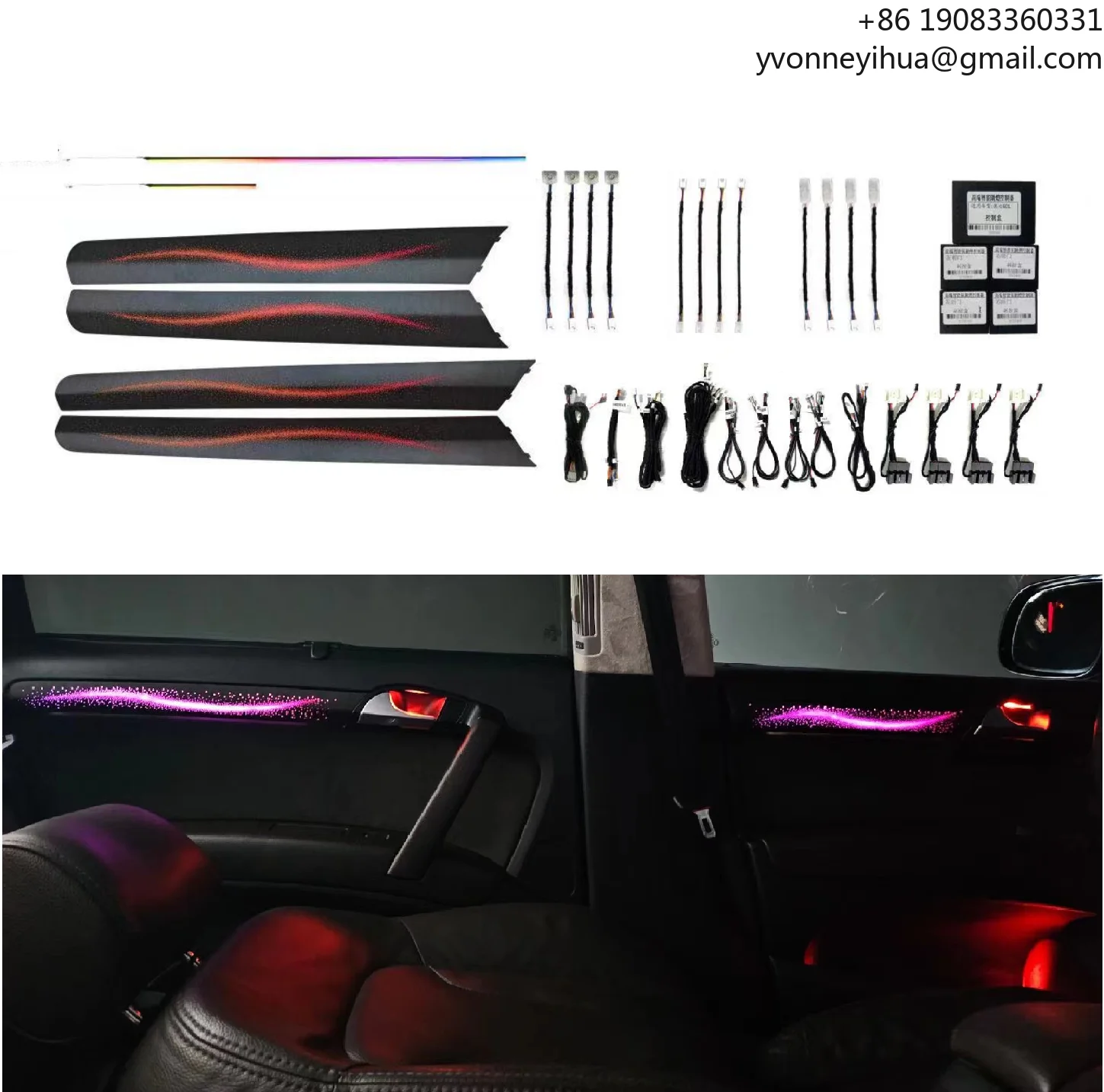 Car LED Ambient Light For Audi Q7 2006-2015 Instrument Door Dynamic Light Shadow Decorative Lamp
Car LED Ambient Light For Audi Q7 2006-2015 Instrument Door Dynamic Light Shadow Decorative Lamp