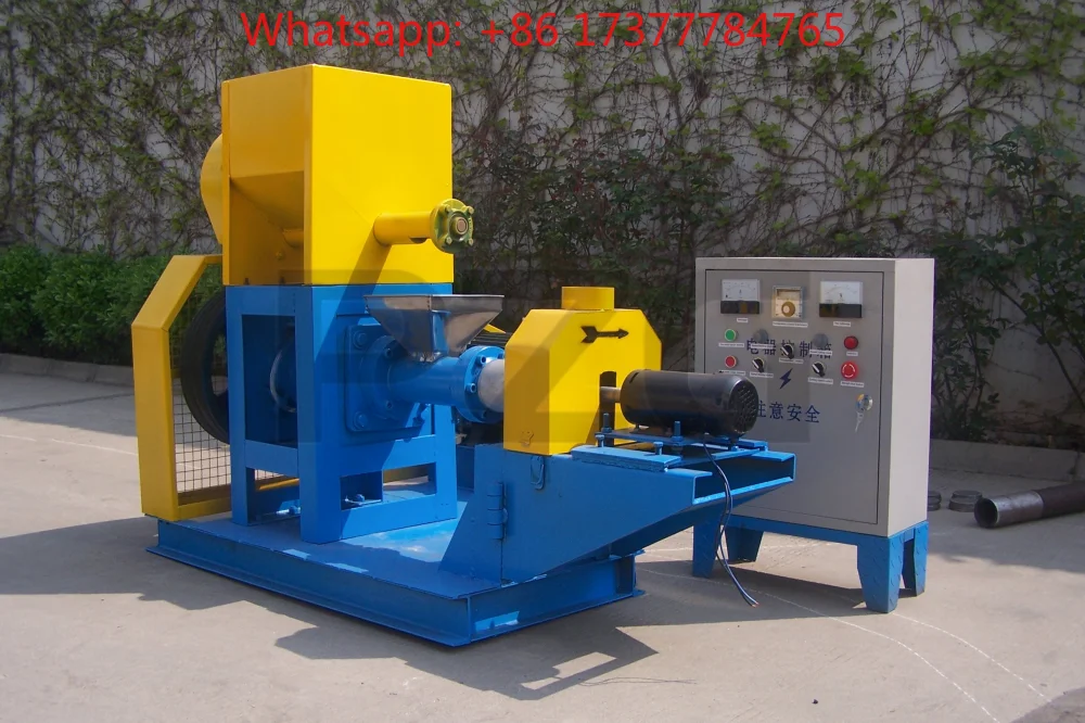 Floating Fish Feed Extruder Machine 200~220KG/H, Electric Single Screw Fish Feed Granule Maker for Ghana
Floating Fish Feed Extruder Machine 200~220KG/H, Electric Single Screw Fish Feed Granule Maker for Ghana
