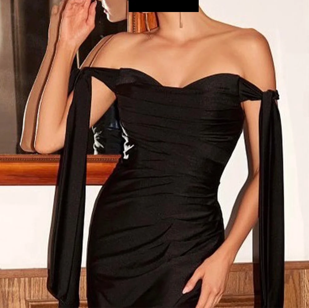 Off the Shoulder Sleeveless Straight Jersey Floor Length Pleats Solid Color Fashion Saudi Arabia Evening Gowns Party Gowns 2024
Off the Shoulder Sleeveless Straight Jersey Floor Length Pleats Solid Color Fashion Saudi Arabia Evening Gowns Party Gowns 2024