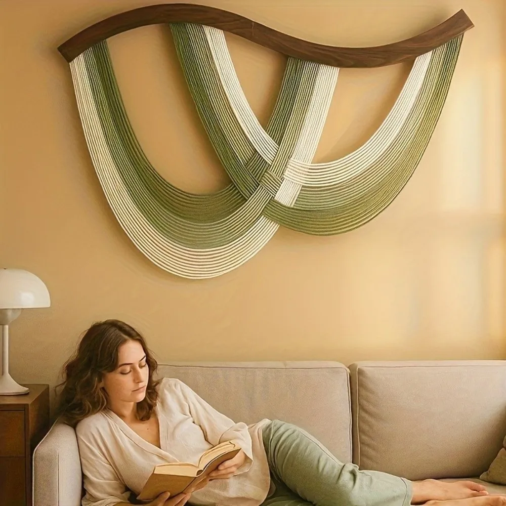 Vintage Wooden Bohemian Wall Decor Retro Yarn Woven Wall Art Tassel Tapestry Aesthetic Wall Hanging Pendant House
Vintage Wooden Bohemian Wall Decor Retro Yarn Woven Wall Art Tassel Tapestry Aesthetic Wall Hanging Pendant House