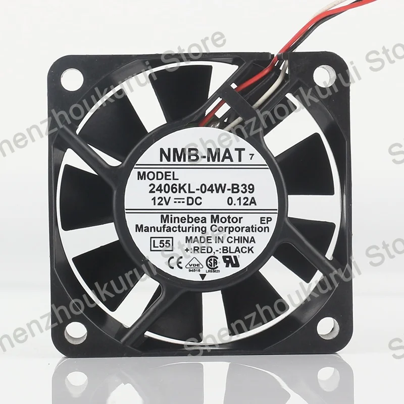Original NMB 6015 6CM 60X60X15MM DC12V 0.12A AC EC 2406KL-04W-B39 Double Ball Three-Wire Air Cooling Fan
Original NMB 6015 6CM 60X60X15MM DC12V 0.12A AC EC 2406KL-04W-B39 Double Ball Three-Wire Air Cooling Fan