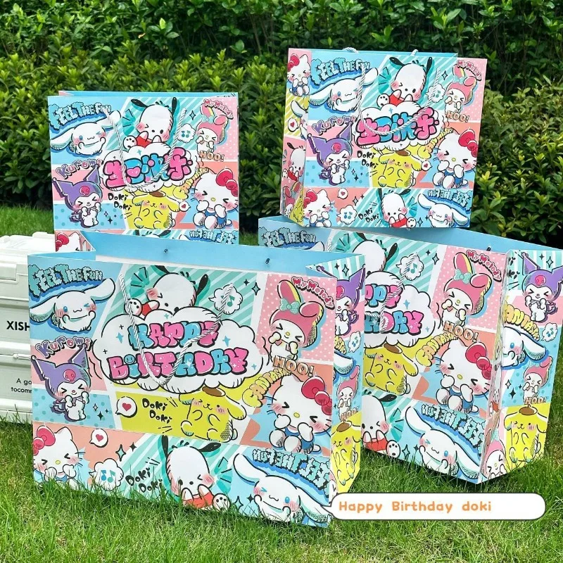MINISO Sanrio Hello Kitty Kuromi My Melody Cinnamoroll Pochacco Kawaii аниме мультфильм подарок на день рождения сумка большая вместительная сумка 
MINISO Sanrio Hello Kitty Kuromi My Melody Cinnamoroll Pochacco Kawaii аниме мультфильм подарок на день рождения сумка большая вместительная сумка
