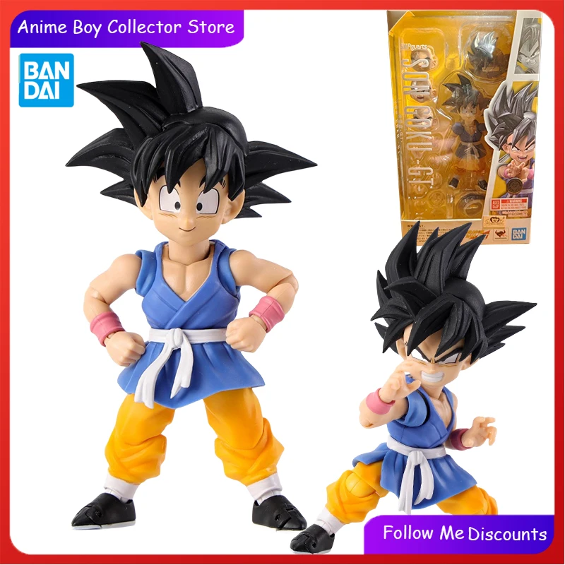 Bandai S.H.Figuarts Dragon Ball GT Anime Figure Son Goku Kid Action Figures Mobile Suit Gunpla Toys for Boys Gifts for Children
Bandai S.H.Figuarts Dragon Ball GT Anime Figure Son Goku Kid Action Figures Mobile Suit Gunpla Toys for Boys Gifts for Children
