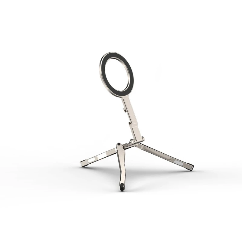 Folding triangle mobile phone, stand for selfie overhead shooting, desktop shooting portable, magnetic suction rack.
Folding triangle mobile phone, stand for selfie overhead shooting, desktop shooting portable, magnetic suction rack.
