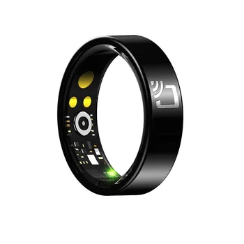 Smart Ring NFC Ring Health Fitness Tracker Ceramic Health Ring Sleep Tracking Heart Rate Blood Pressure with Charging Case New