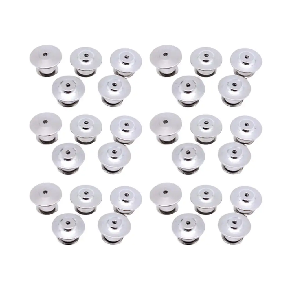 30 PCS Sturdy Construction Pin Backs Keepers Retainer Lapel Accessories Locking Clasp Clasps Silver
30 PCS Sturdy Construction Pin Backs Keepers Retainer Lapel Accessories Locking Clasp Clasps Silver