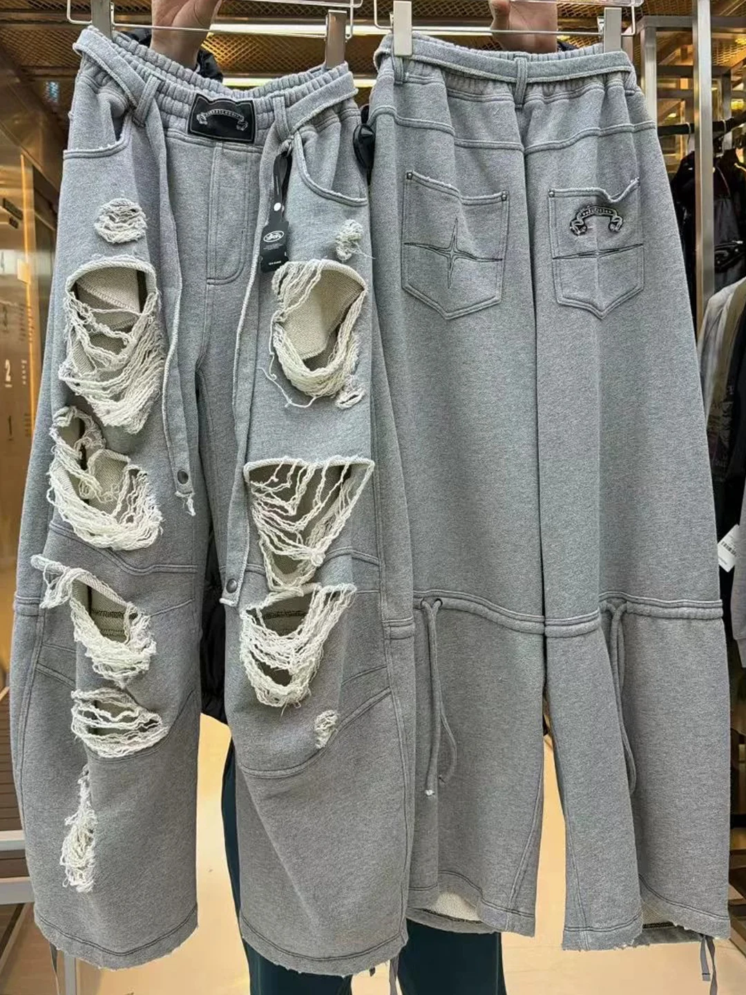 American Style Vintage Loose Casual Pants Women's Joggers Workwear Torn Denim Wide Leg Long Trousers Casual Loose Fit
American Style Vintage Loose Casual Pants Women's Joggers Workwear Torn Denim Wide Leg Long Trousers Casual Loose Fit
