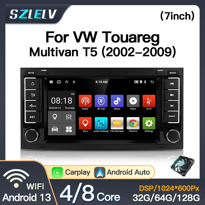 Android 13 For VW Volkswagen Touareg 2004 - 2011 Transporter Car Radio Multimedia Video Player Navigation GPS Carplay 4G BT 2din
Android 13 For VW Volkswagen Touareg 2004 - 2011 Transporter Car Radio Multimedia Video Player Navigation GPS Carplay 4G BT 2din
