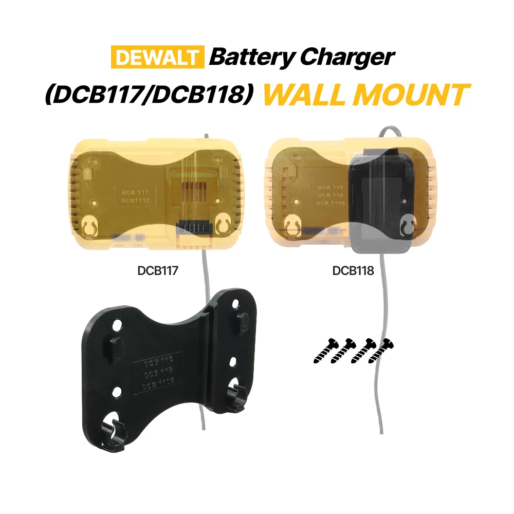 DCB118 Battery Charger Wall Mount
DCB118 Battery Charger Wall Mount