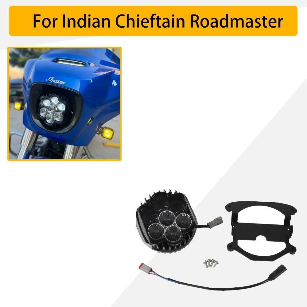 Светодиодная мотоциклетная фара дальнего/ближнего света DRL, замена для Indian Chieftain Roadmaster Springfield Dark Horse
Светодиодная мотоциклетная фара дальнего/ближнего света DRL, замена для Indian Chieftain Roadmaster Springfield Dark Horse