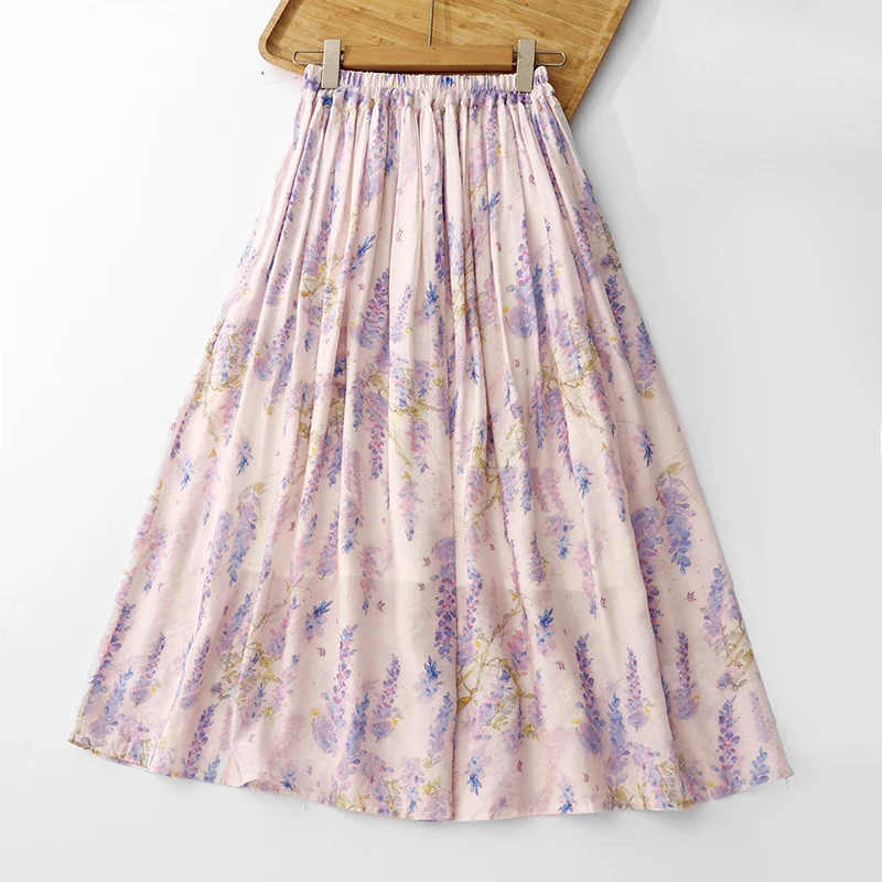 Elegant Retro Women's Long Skirt New Floral Skirt A-line Boho Beach Holiday Party
Elegant Retro Women's Long Skirt New Floral Skirt A-line Boho Beach Holiday Party