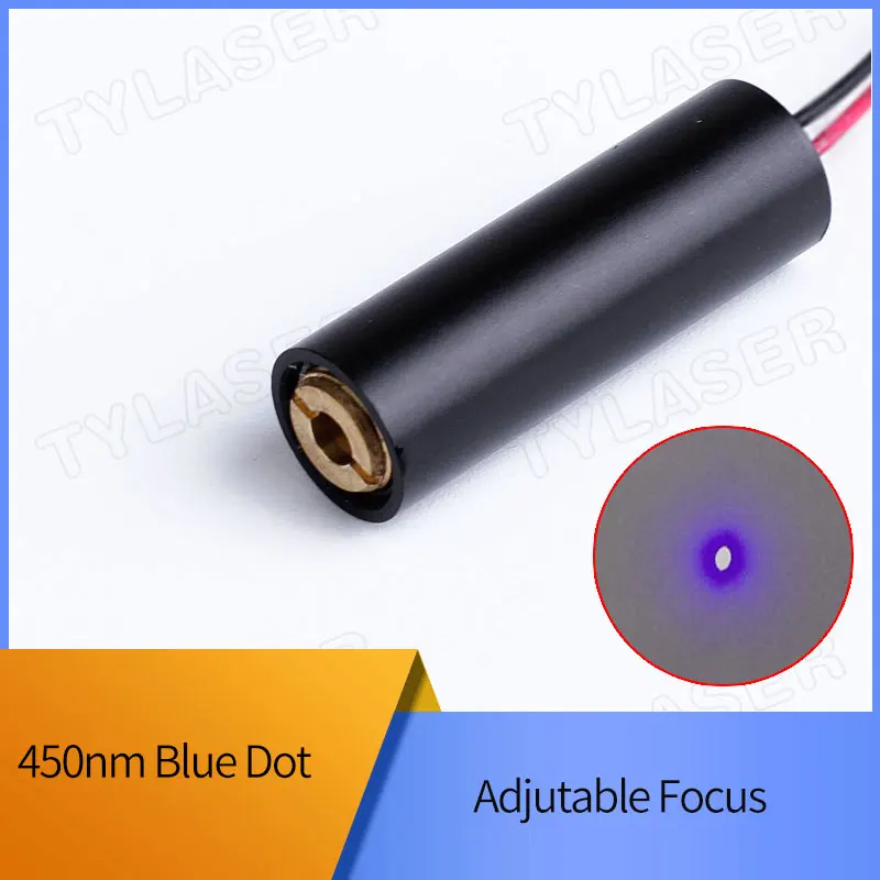 D10X30mm Adjustable Focus 450nm 5mW 10mW 20mW 30mW 50mW 80mW Blue Dot Laser Diode Module Industrial Grade ACC Driver TYLASERS
D10X30mm Adjustable Focus 450nm 5mW 10mW 20mW 30mW 50mW 80mW Blue Dot Laser Diode Module Industrial Grade ACC Driver TYLASERS