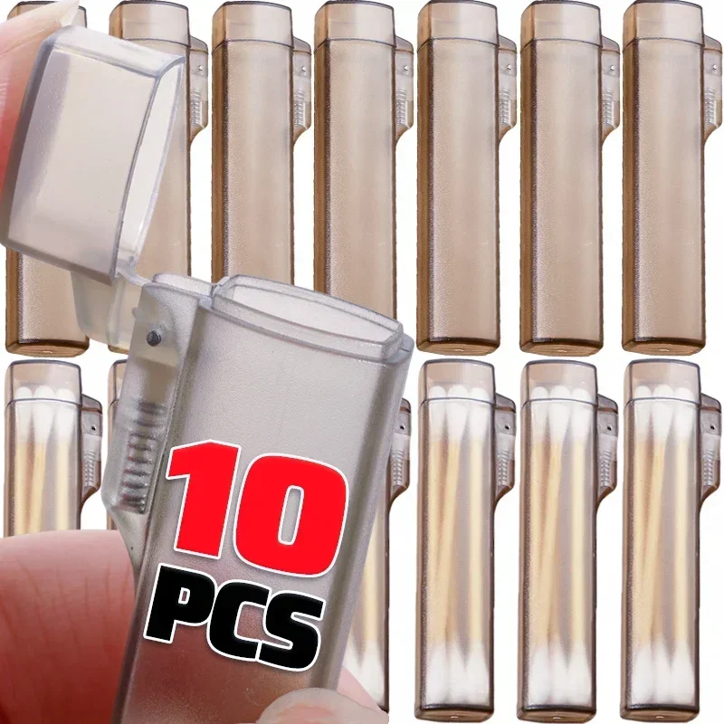 10/5PCS Portable Transparent Toothpick Holder Reusable Toothpick Storage Box Cotton Swab Case Needle Cases Restaurant Supplies
10/5PCS Portable Transparent Toothpick Holder Reusable Toothpick Storage Box Cotton Swab Case Needle Cases Restaurant Supplies