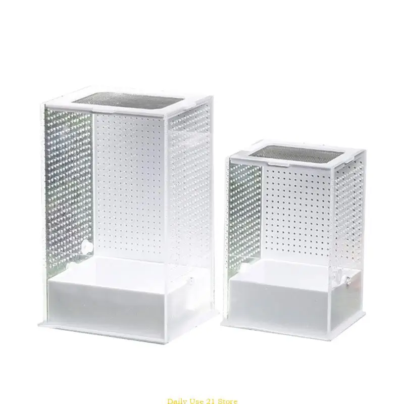 Clear Acrylic Mini Insect Tanks for Lizards Hermit-Crabs Geckos Frogs- Mini Enclosure- Breeding Box
Clear Acrylic Mini Insect Tanks for Lizards Hermit-Crabs Geckos Frogs- Mini Enclosure- Breeding Box